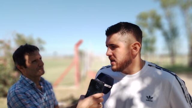 Juan Manuel Cavagliatto, presidente de Instituto, en el armado del Instituto modelo 2023 (La Voz).