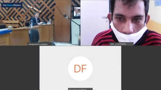 Gabriel Ignacio Velázquez (en la imagen) fue hallado culpable por el homicidio de Enrique Ángel Hernández en 2018 en una casa de Juana Koslay. Captura de pantalla