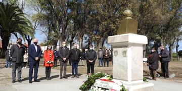 Se realizó el acto homenaje a Domingo Faustino Sarmiento.