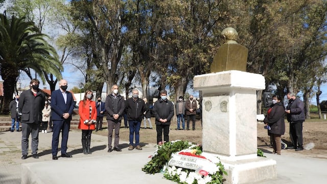 Se realizó el acto homenaje a Domingo Faustino Sarmiento.