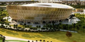 La arena homenajea a los tradicionales cuencos de cerámica del mundo árabe. Foto: AFP / Grupo Edisur