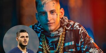 La hamburguesa de Icardi: L-Gante ya le había lanzado una picante indirecta al futbolista mediante un videoclip.