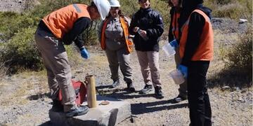 Técnicos de Geoquímica Ambiental y veedores de Belén participaron de las tareas en Agua Rica y Bajo de la Alumbrera.