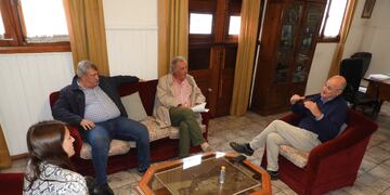 El Ministro Jorge D'Onofrio visitó Punta Alta y fue recibido por el intendente Uset y la diputada provincial Abigail Gómez.