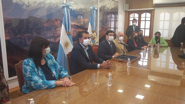 El anuncio es hizo en sala de conferencias del Palacio de Tribunales.