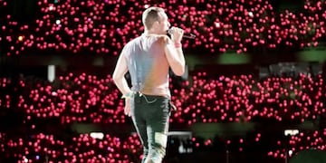 Recital de Coldplay en River (Clarin)