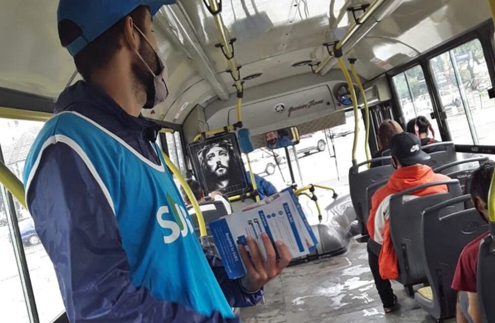 SUBE en Concordia: abordan los colectivos para aclarar dudas