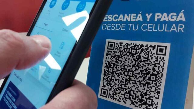 DIGITAL. En los últimos años se han incrementado las operaciones digitales a través de billeteras virtuales o aplicaciones de la banca tradicional a través, por ejemplo, del código QR. (LaVoz/Archivo)