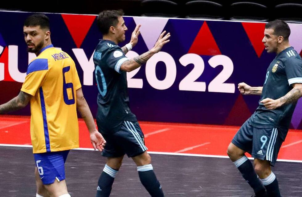 Futsal: Argentina superó por penales a Brasil y jugará la final de la Copa América