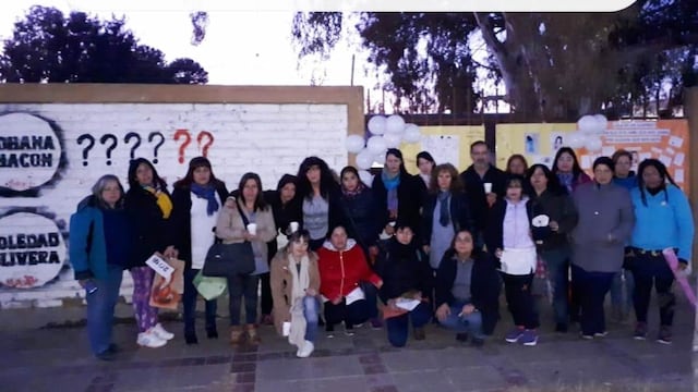 E las redes sociales aseguraron que el blanquearon el mural donde recordaban a Johana y Soledad en Lavalle.