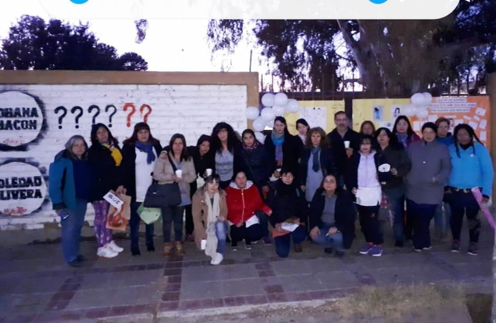 Blanquearon el mural que recordaba a las desaparecidas Johana y Soledad en Lavalle