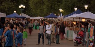 La Ciudad de Mendoza convocó a artesanos para participas con un puesto en la Plaza de las Artes. Gentileza MCM