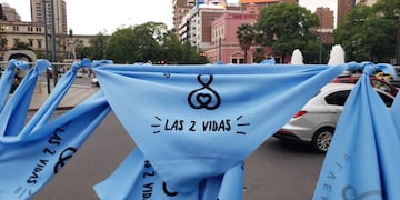 Pañuelo celeste (Foto: Archivo)