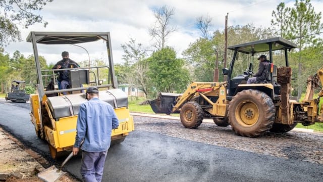 Arribó al municipio de Fachinal el programa “Pavimento Urbano”