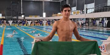 Maximiliano Meubry natación Cultural Arroyito