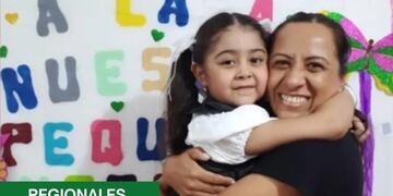 Morena Ruiz Díaz tras el accidente regresó a su casa