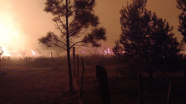 Incendio en La Cumbre