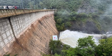 Abrieron al 100% las valvulas del San Roque.