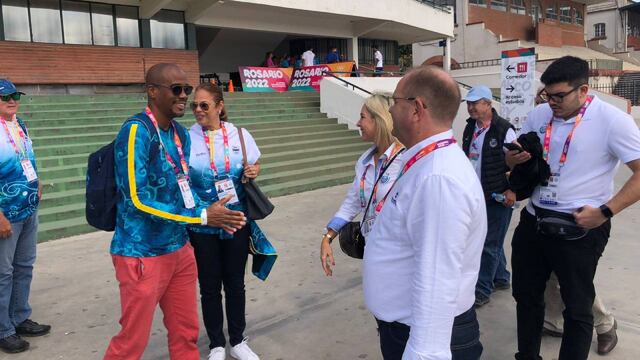 El comité ejecutivo de Odesur visitó la ciudad antes del comienzo del evento.