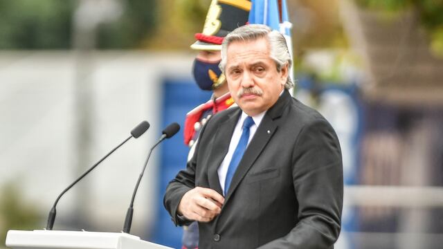 Alberto Fernández lamentó la demora de la “ley Covid-19” en el Congreso. (Foto: Federico López Claro)