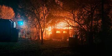 Incendio en Cosquín