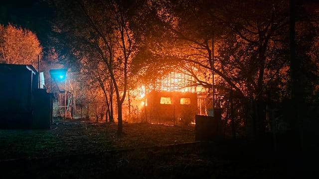 Incendio en Cosquín