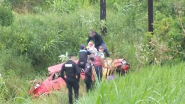 Un septuagenario terminó hospitalizado tras un accidente de tránsito en San Vicente.