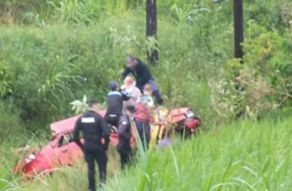 Un septuagenario terminó hospitalizado tras un accidente de tránsito en San Vicente
