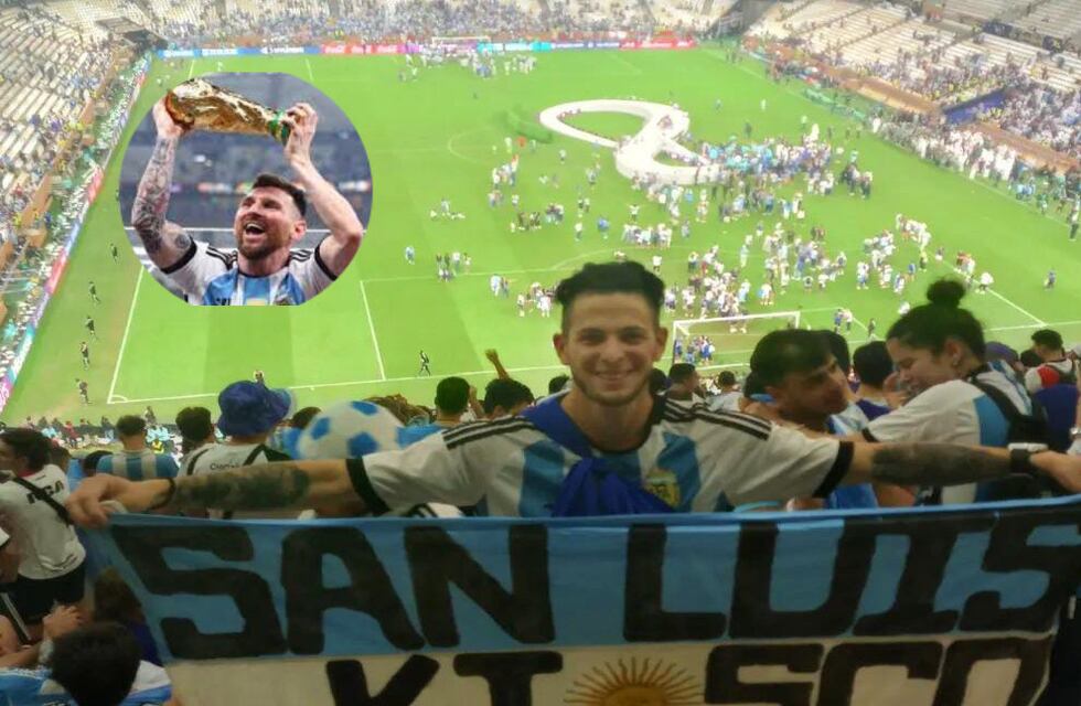 Con una “avivada criolla”, un joven de San Luis vio la final del Mundial Qatar 2022 ¡Gratis!