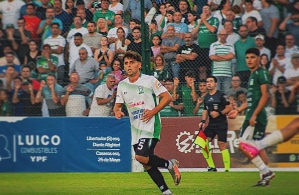 Manuel Vargas fue titular en Germinal de Rawson por los cuartos de final de la Reválida del Federal A