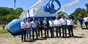 La Balsa "La Niña" vuelve a prestar servicios en El Cadillal.