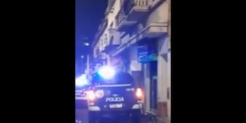 El rescate en el Centro de Córdoba (Captura de video).