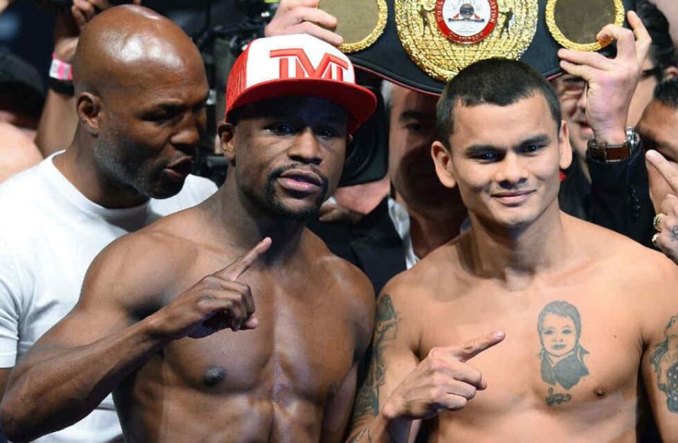 Marcos Maidana y Floyd Mayweather volvieron a estar cara a cara en el ring