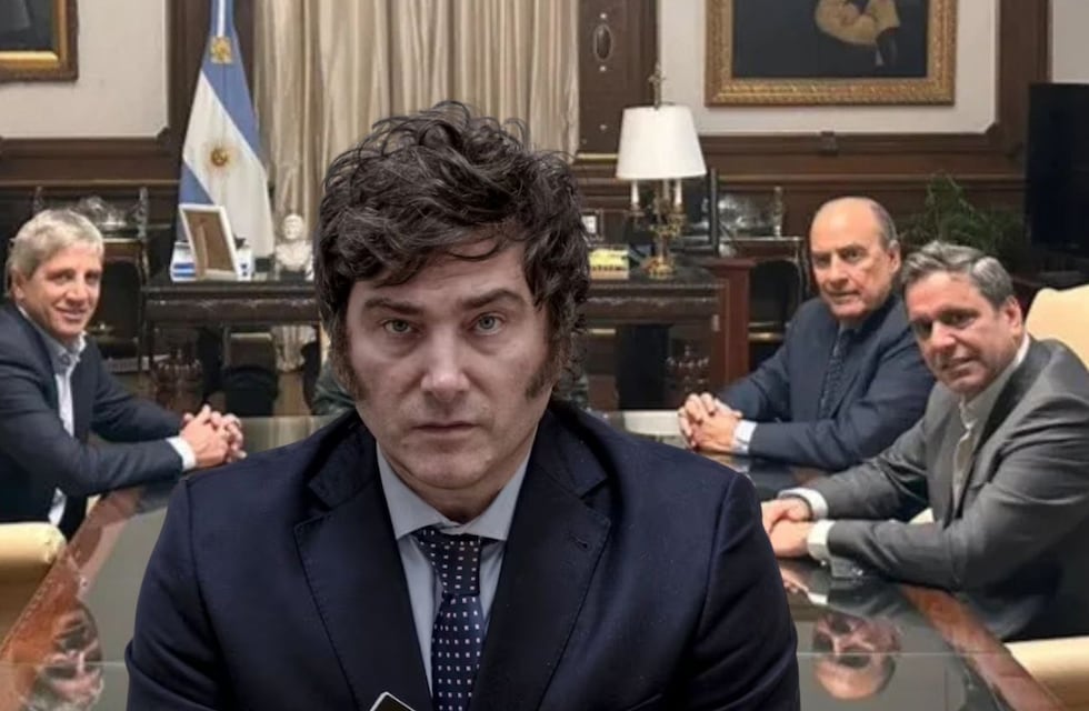 El detalle de Javier Milei en las fotos de sus reuniones que generó debate en redes sociales