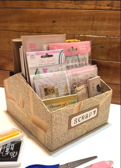 La idea para reciclar cajas de zapatos en casa