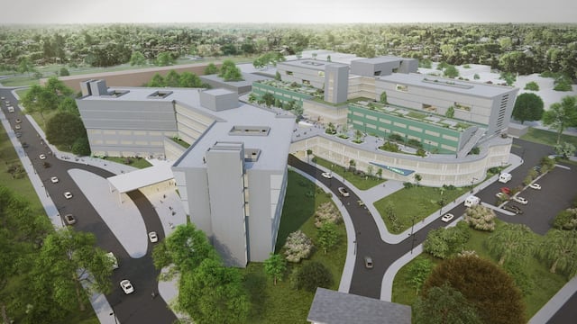 Así será el Centro de Salud de Sanatorio Allende en zona sur de la ciudad de Córdoba.