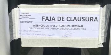 La Agencia de Investigación Criminal (AIC) se hizo cargo de cumplir con el pedido del fiscal Miguel Moreno. (Aire de Santa Fe)