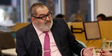 El periodista Jorge Lanata tiene 60 años.