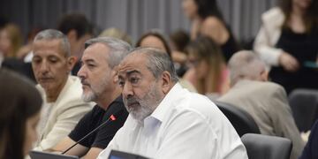 Héctor Daer, secretario general de la CGT, en la Cámara de Diputados. Foto: HCDN