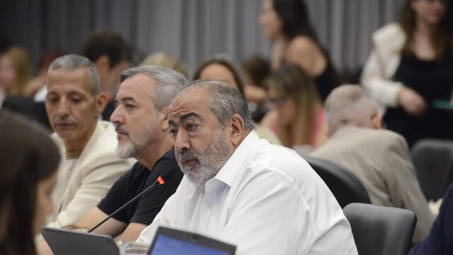 Héctor Daer, secretario general de la CGT, en la Cámara de Diputados. Foto: HCDN