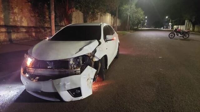 Dos conductores con heridas leves tras un siniestro vial en Posadas.