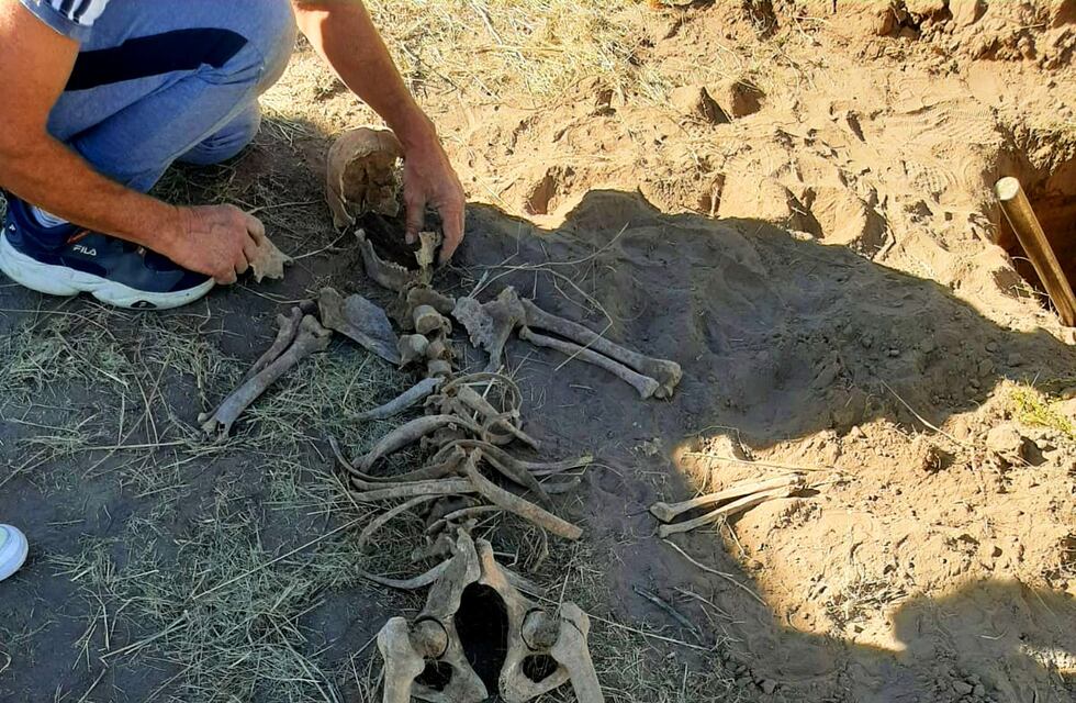 Encontraron un esqueleto cerca del Río V