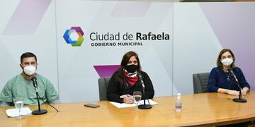 Conferencia de prensa sobre la próxima campaña de vacunación en Rafaela