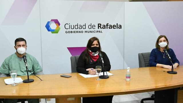 Conferencia de prensa sobre la próxima campaña de vacunación en Rafaela