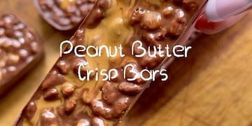 Cómo hacer snack de chocolate y maní saludable.