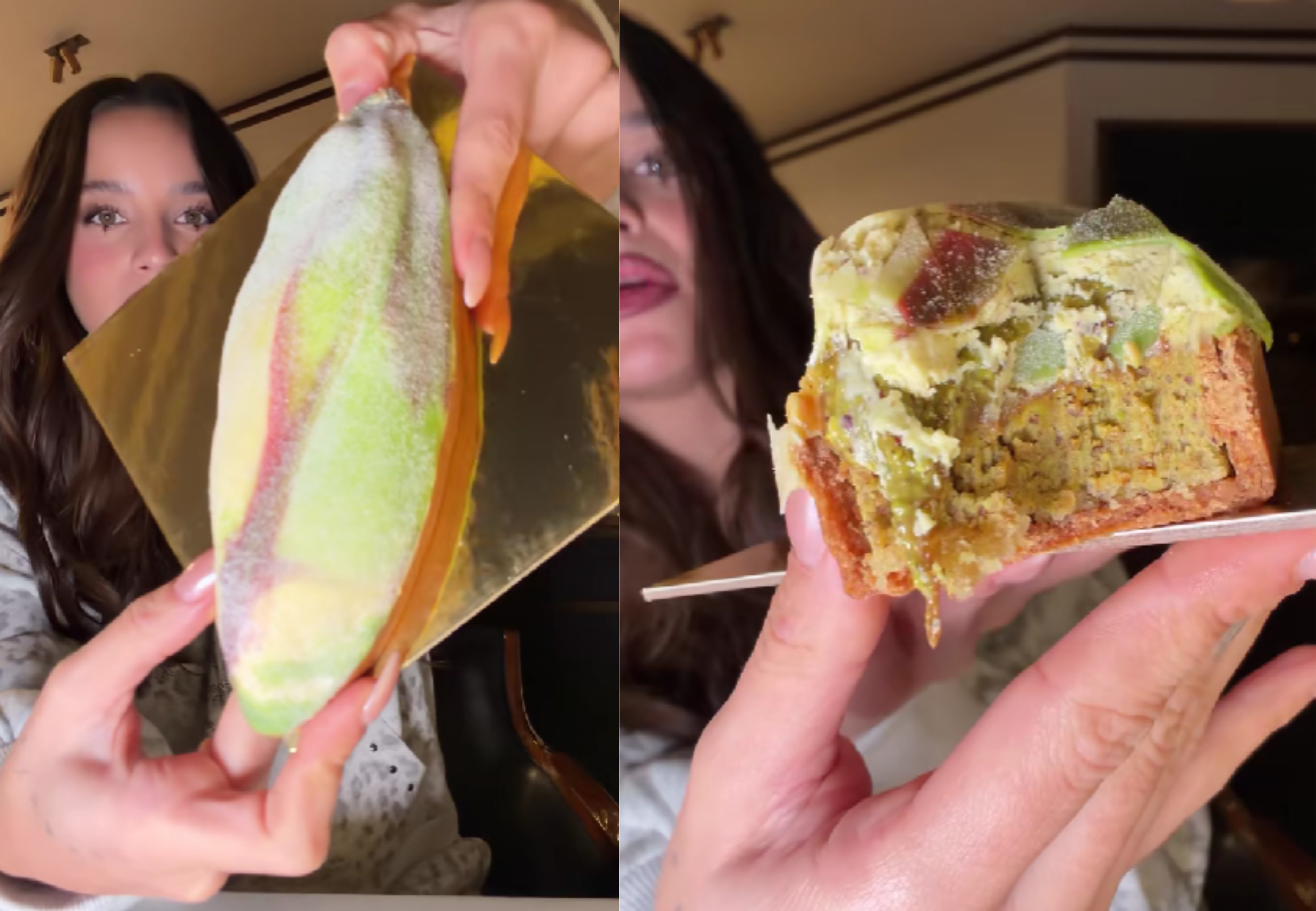 Tarta de pistacho.