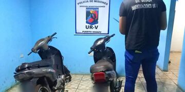Puerto Iguazú: recuperaron dos motocicletas que habían sido sustraídas.