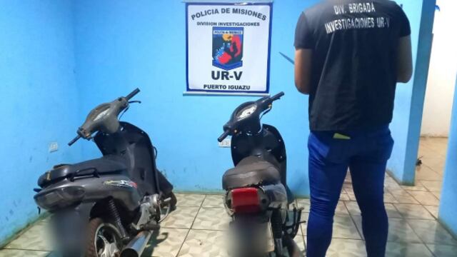 Puerto Iguazú: recuperaron dos motocicletas que habían sido sustraídas.