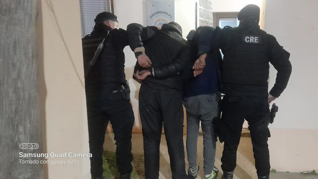 Dos hombres presos por robar una garrafa