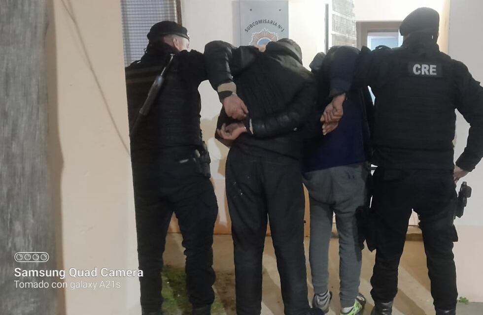 Dos hombres presos por robar una garrafa